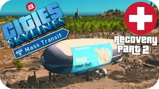 Cities Skylines Gameplay: DISASTER RELIEF AID! Cities: Skylines Mods MASS TRANSIT DLC S2 #2