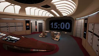 15 Minute Timer - Star Ship Timer - 15:00 - Alert Sound at timers end