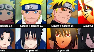 Evolution of Naruto and Sasuke in anime Naruto & Boruto