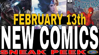 NEW COMIC BOOKS RELEASING FEBRUARY 13th 2019. BATMAN COMICS MARVEL COMICS DC COMICS WEEKLY PICKS