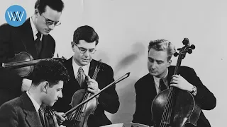 Juilliard String Quartet  (1950) - Bartók String Quartet No. 2 - l Moderato