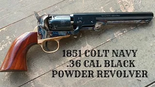 1851 COLT NAVY  36 CAL BLACK POWDER REVOLVER