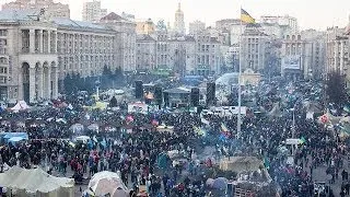 Манифестанты в Киеве создали Народное объединение "Майдан"