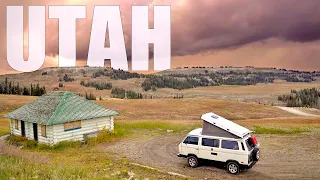 On The Road Again EP1...Unexpected Utah.  Camping in our VW Vanagon.  Aspens, Snow, and Muddy Roads.