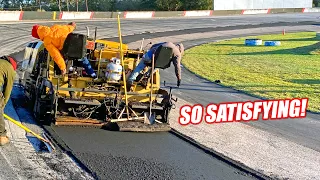 Renovating an Abandoned Racetrack Part 8 - HOT ASPHALT ALERT!!! Finishing the FF's Track Repairs!