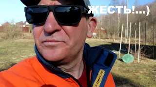 На Даче после зимы. Первые змеи 03.04.2024