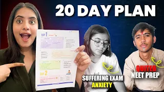 My Brother Left NEET 2024 Prep just before a Month of Exam 🙂 | Complete Daywise Plan for NEET’24