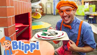 Blippi Looks at Jobs - Fire Trucks, Planes, Chefs, Animals and More!| Moonbug Kids TV Shows