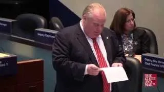 Toronto Mayor Rob Ford apologizes to Toronto Star reporter Daniel Dale