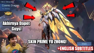 EFEK SKIN PRIME YU ZHONG, COSMIC DRAGON - MOBILE LEGENDS 2023