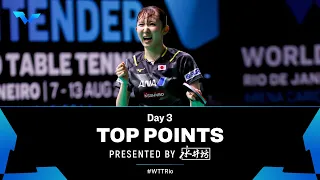 Top Points of Day 3 | WTT Contender Rio 2023