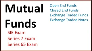 Series 7 Exam Prep Mutual Funds, REITs, ETFs & ETNs for SIE Exam, Series 6 Exam & Series 65 Exam.