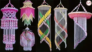 10 Amazing Wall Hanging Craft || DIY Wind Chime !! Handmade Home Decoration Idea