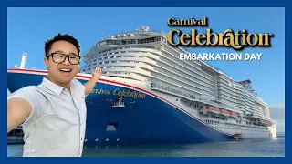 Carnival Celebration Embarkation Day Cruise Vlog! (Ship Tour, Free Food, and Tips)