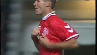 1996 UEFA Euro (Qualifier) - Denmark vs Belgium. Full Match (part 4 of 4).