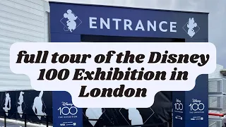 Full tour of the Disney 100 exhibition VIP in London - Europe