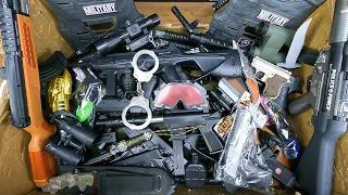 Military Weapons, Steel Vests, Grenades, Real Knives, Dangerous Bead Shooting Pistols, New Revolver