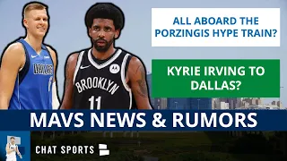 Mavs News & Rumors: Kristaps Porzingis & Luka Doncic Look Sharp + Kyrie Irving Trade To Dallas?