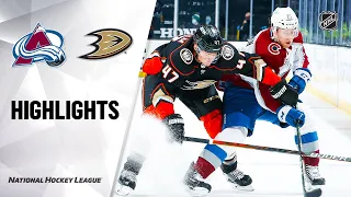 Avalanche @ Ducks 1/24/21 | NHL Highlights