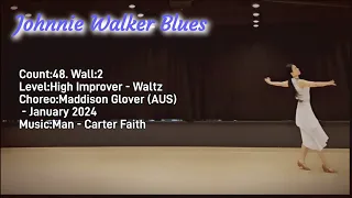 Johnnie Walker Blues Linedance Demo (조니워커블루스 라인댄스)▪︎High Improver▪︎Waltz
