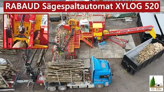 RABAUD Sägespaltautomat XYLOG 520 Stationär | Holzfront