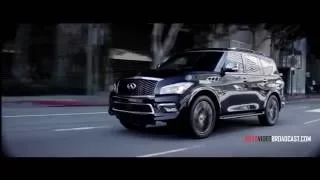 2017 Infiniti QX80  премьера парижский автосалон 2016 4k (Ultrahd)