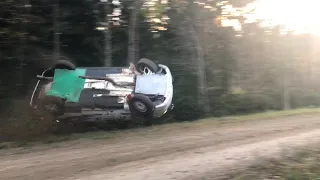 Saaremaa Rally 51, 2018 | 1 Big crash, mistakes & slides |