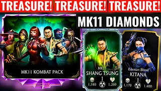 MK Mobile. MK11 Kombat Pack Opening! Treasure of MK11 Diamonds and Much More