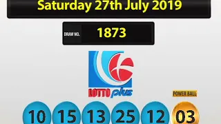 Saturday 27th July Lotto Plus Results