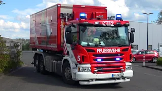 [WLF sattelt auf - GEFAHRGUTALARM!] - Feuerwehr DUISBURG | Einsatzfahrten der Feuerwache 5!