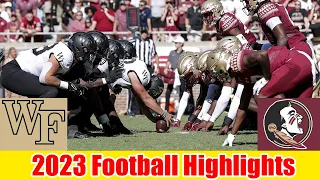 Wake Forest vs Florida State GAME HIGHLIGHTS HD | NCAAF Week 9 | College Football 2023-24