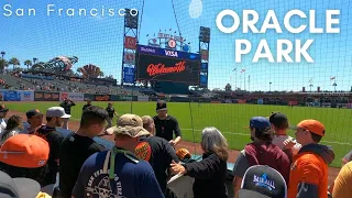 4K Walks - Beautiful Oracle Park, San Francisco, SF Giants game with Houston 2021