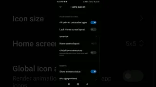 Redmi 7 A MIUI 12.5 Home screen Default system Launcher settings | Change default system Launcher