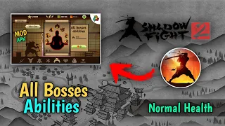 Shadow Fight 2 | Level 52 MAX | All bosses Abilities | Normal health | Mod apk