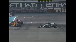 Abu Dhabi 2018: Donuts from Hamilton, Vettel and Alonso