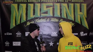 Travis Barker Interview at MUSINK 2019