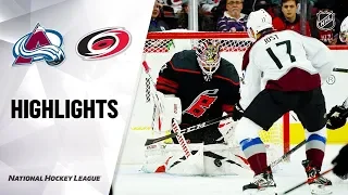 Каролина - Колорадо / NHL Highlights | Avalanche @ Hurricanes 02/28/20