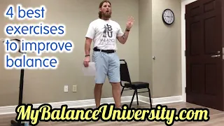 What are the 4 BEST exercises to improve your balance?