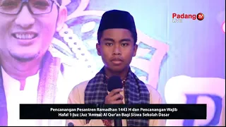 Mikel Siswa SMPN 7 Padang Hafizh Qur'an 30 Juz Diuji Oleh Ustadz Abdul Somad Tentang Sambung Ayat