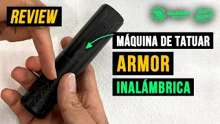 REVIEW Máquina de TATUAR Pen Inalámbrica/Dragonhawk Wireless Rotary Tattoo pen Machine/No “Noir” 😱😱