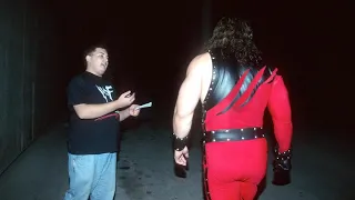 "Rudderless" Kane Assaults Technicians & Fan Outside The Arena! 11/16/98