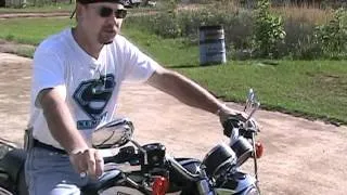 George Bryce's Motorcycle Burnout Lesson