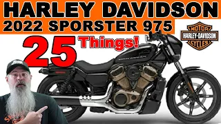 New 2022 Harley Davidson Nightster Sportster 975! 25 Things