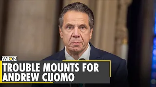 Protesters gather outside Andrew Cuomo's office in New York | US | Latest English News | World News