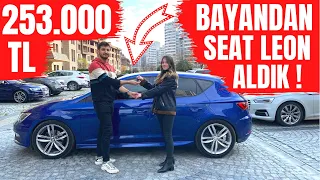 BAYANDAN 253.000 TL SEAT LEON ALDIK !