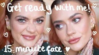 GET READY WITH ME! 15 MINUTE FACE USING MY PROJECT 10 PAN PRODUCTS | EmmasRectangle