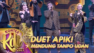 DUET APIK! MENDUNG TANPO UDAN - DENNY CAKNAN, ZASKIA GOTIK, NELLA KHARISMA | KONTES KDI 2021