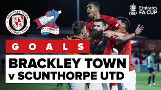 FA CUP GOALS  - Brackley Town 3-1 Scunthorpe United -