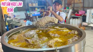 Phở Sài Gòn 55K | Quy trình nấu Nồi Phở đậm đà sóng sánh cực đẹp