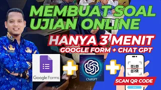 CARA BIKIN SOAL UJIAN PAKAI GOOGLE FORM DENGAN CEPAT  #chatgpt  #googleformtutorial #qrcode